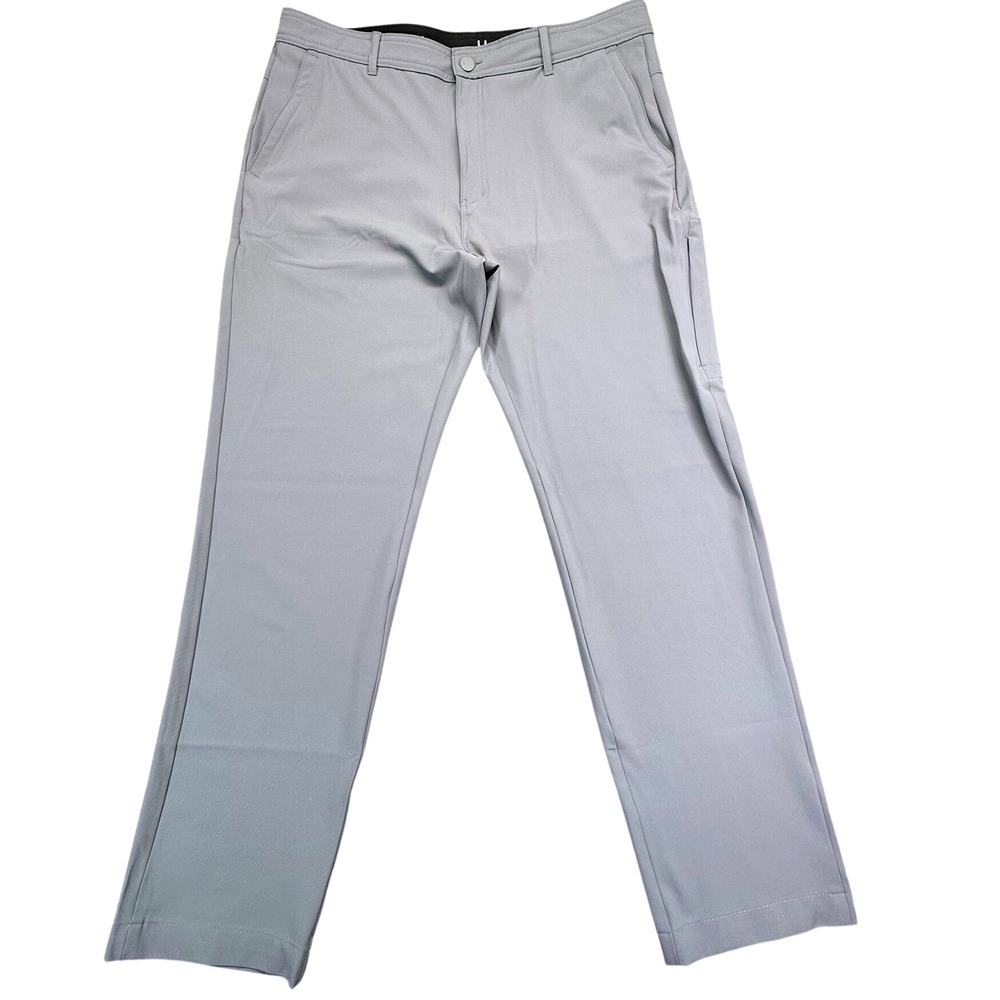 Hurley Mens Performance Chino‎ Pants 36x32 Gray Straight Leg Golf